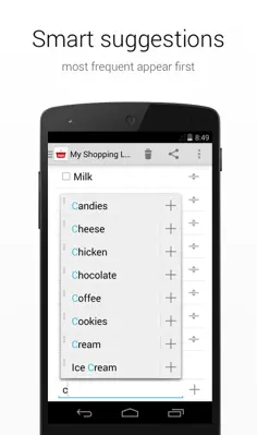 Shopping List android App screenshot 0