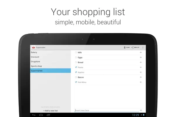 Shopping List android App screenshot 6